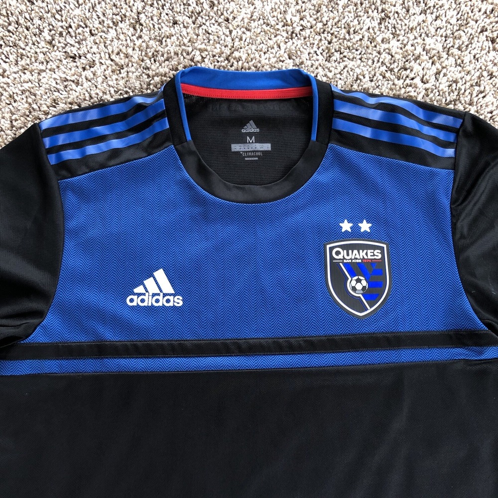 Adidas San Jose Earthquakes Jersey Mens M 2019 Authentic MLS Official Kit Soccer - Picture 2 of 12